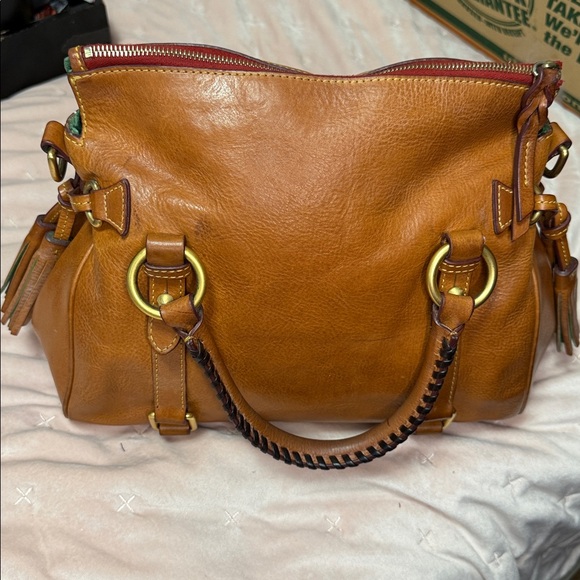 Dooney and Burke Large Satchel Handbag 👜 w/ Crossbody Strap EUC - Picture 3 of 17